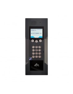 Pack kit Intracode visio 1000noms avec centrale de gestion 2 portes pose en saillie Gris antracite