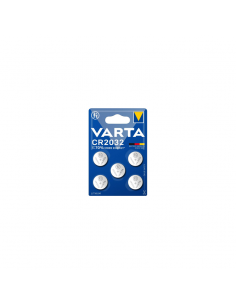 Blister de 5 Piles plate LITHIUM CR2032  3V
