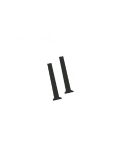 Paire de potelet H500mm Thermolaqué Gris Anthracite