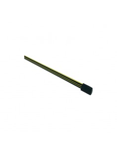 Barre palpeuse mécanique 2m noir/jaune rigide