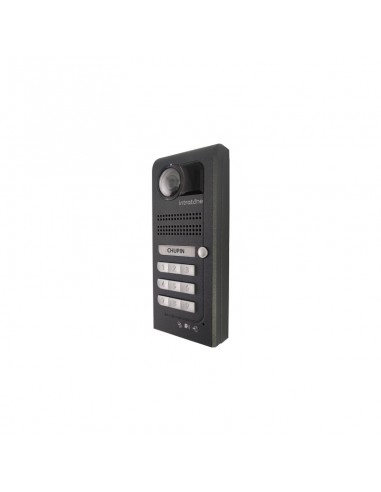Kit villa 1 appel avec clavier 9 touches finition gris anthracite 