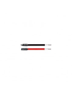 Paire de cables connectique rapide pour panneau solaire