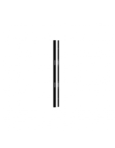 Bandeau cpreg-2 2500mm 2x300 dan 12/24 dc+contact ral 9005 Noir conforme nf s 61 937