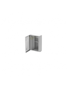 Coffret vide IP66 Grand modele avec rail din +grille perforee  Dim H 450mm X l 287,40 mm P 160 mm