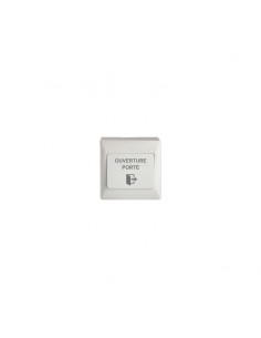 Bouton poussoir ABS  Ap 86x86x38/44mm contact inverseur CO/NO/NF