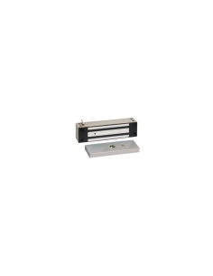 Ventouse electromagnétique applique  acier inoxydable  500 kg 12-24 DC +CTC pose exterieur