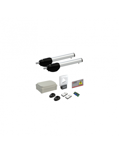 Kit verin BE20 vis sans fin Brushless avec 2 télécommandes, butées Mécanique max 2,5m