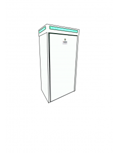 Caisson TYTAN 1200mm BLANC 9010 prémonté avec TW110-1200KG Réversible avec fdc 