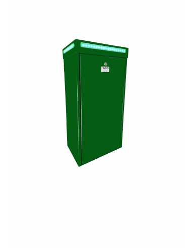 Caisson TYTAN 1200mm VERT 6005 prémonté avec TW90-800KG avec fdc 